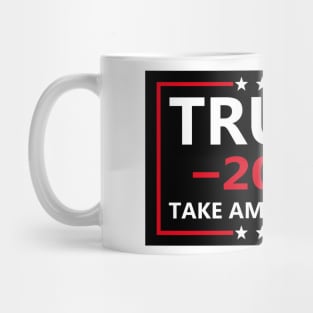 Trump 2024 Sticker, President Donald Trump Take America Back 2024 Bumper Sticker Mug